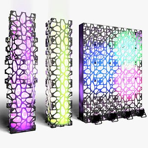 Stage Decor 3 - Modular Wall Column 3D