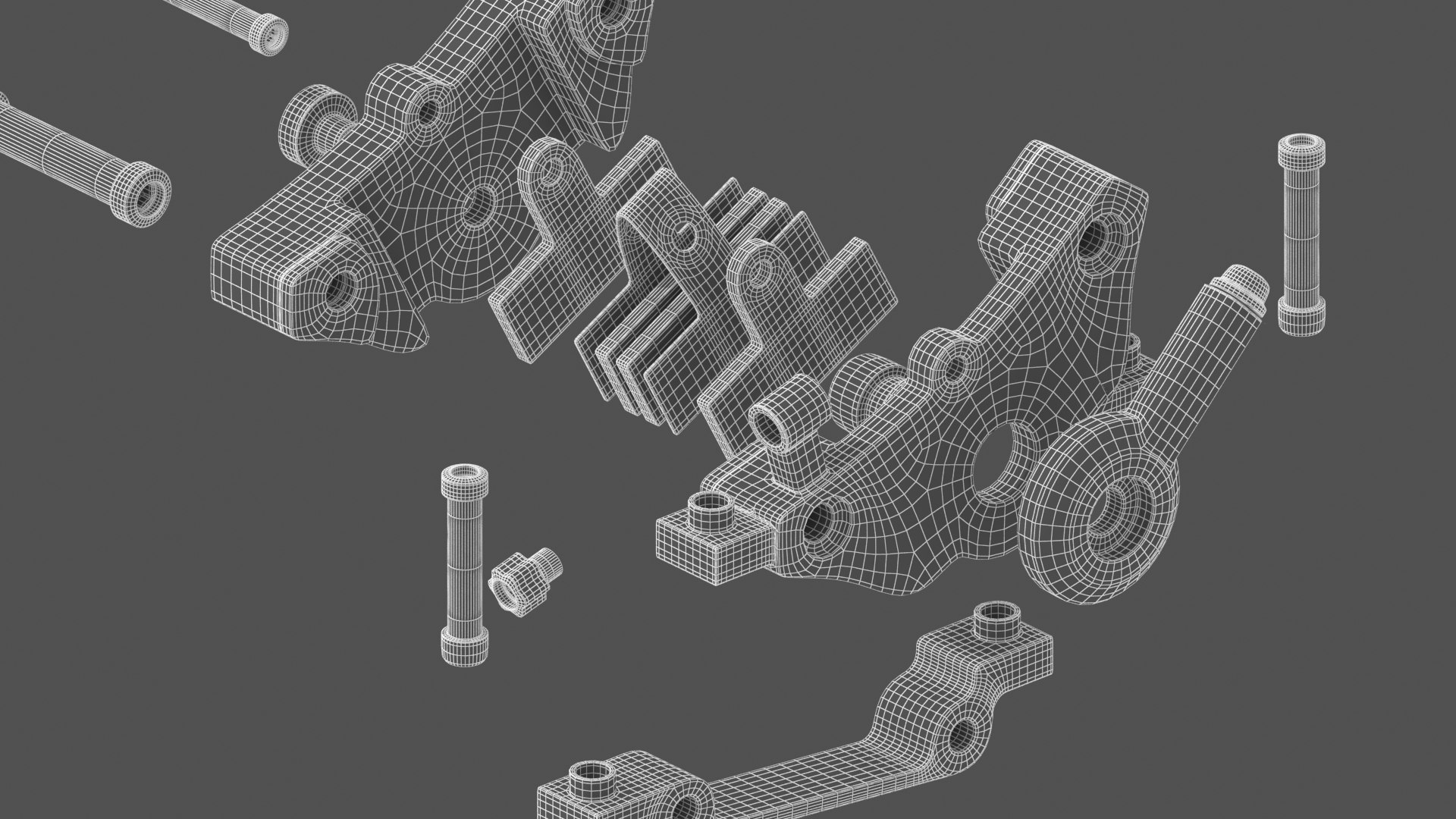 Bicycle Brake Caliper 3D Model TurboSquid 2060859