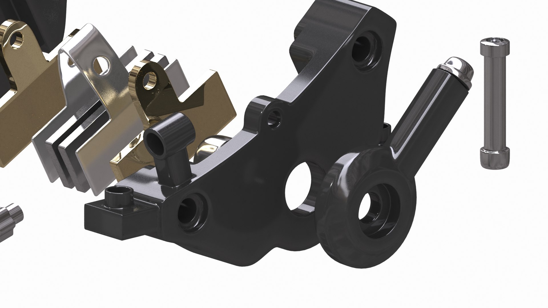 Bicycle Brake Caliper 3D Model TurboSquid 2060859