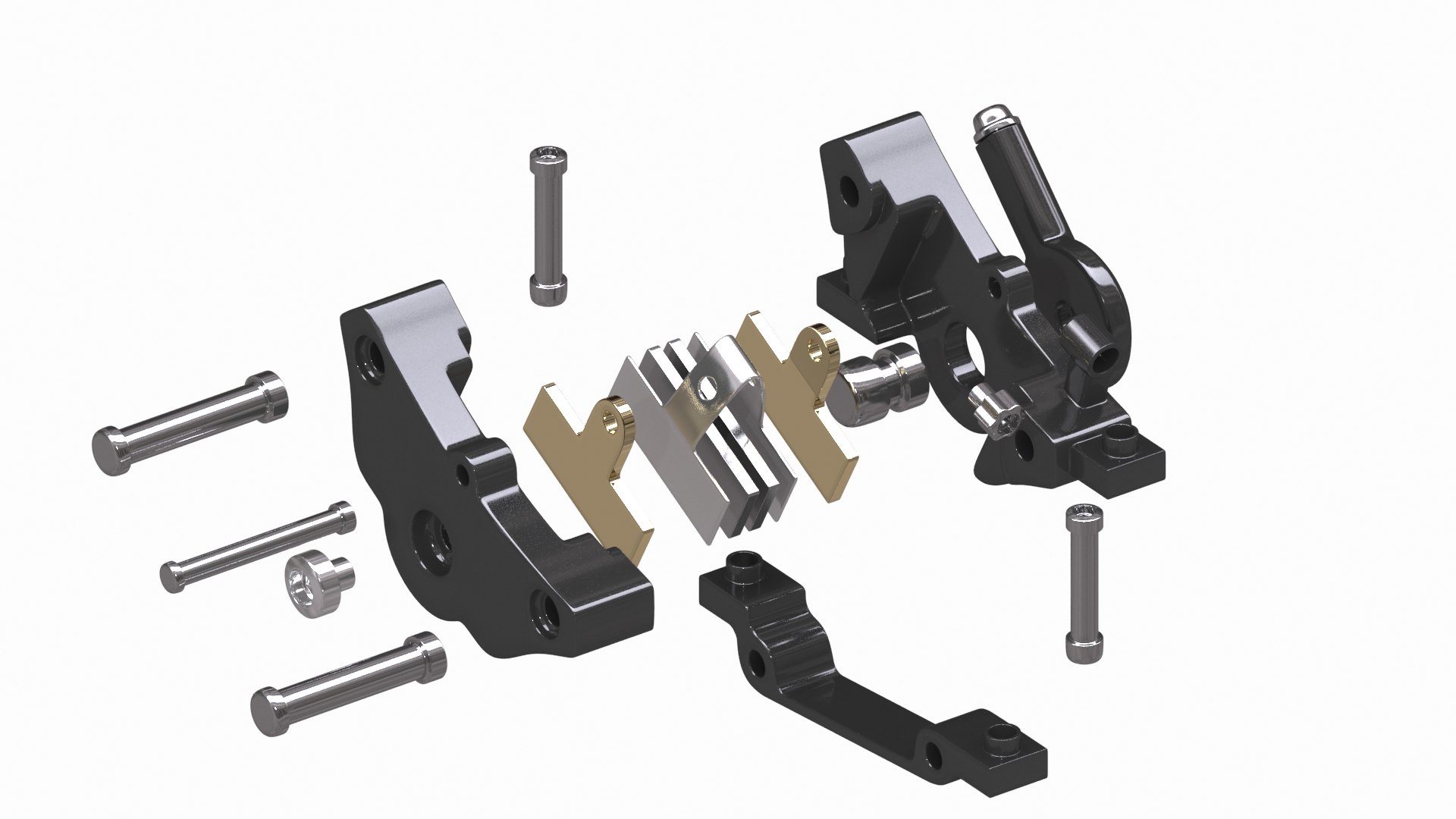 Bicycle Brake Caliper 3D Model TurboSquid 2060859