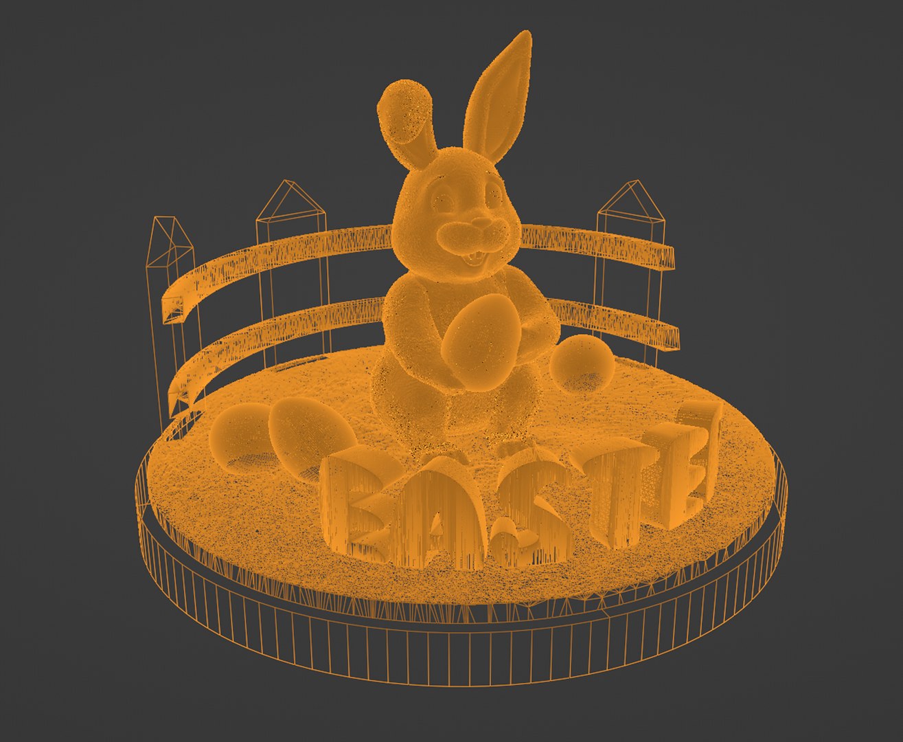 3D Easter Bunny - TurboSquid 2226831