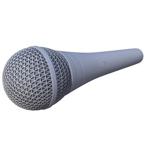 mic microphone 3d 3ds