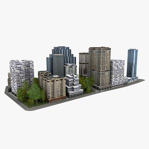3D City Block A-25082022 model