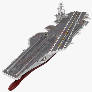 Aircraft Carrier USS Abraham Lincoln CVN-72 3D model