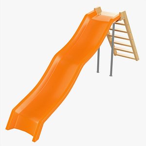 3D Outdoor playground slide model