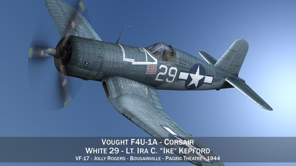 Vought F4U-1A Corsair - 29 3D model - TurboSquid 2079349