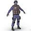 3d model swat policemans