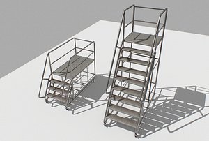 Industrial Warehouse Stair