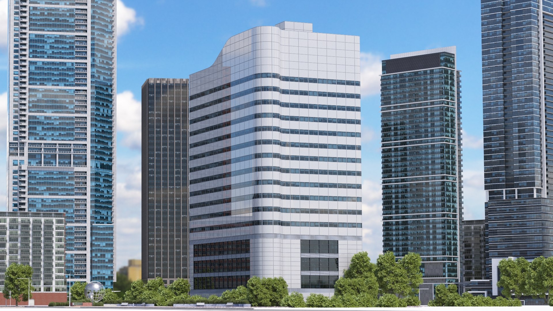 First Canadian Place V12 Lowpoly 3D Model - TurboSquid 1789287