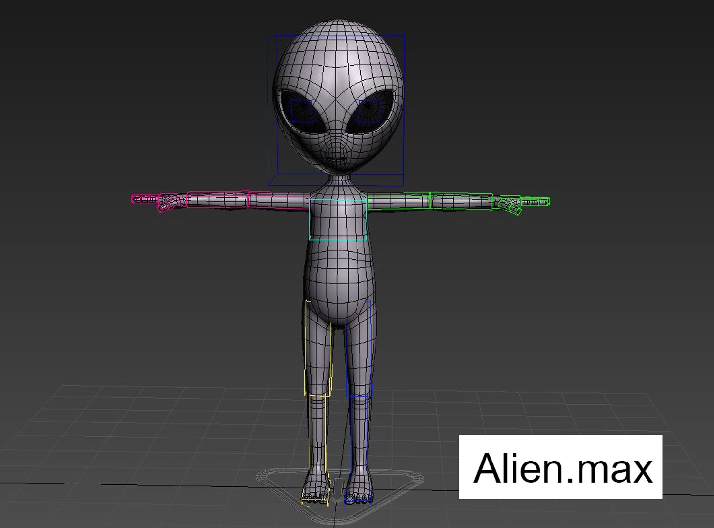 Alien Character 3D Model - TurboSquid 1249151