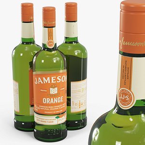 3D Jameson Orange Irish Whiskey