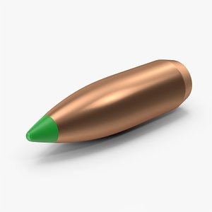3D Green Head Bullet
