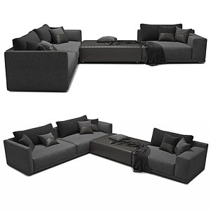 3D model Sofa Melpot Natuzzi
