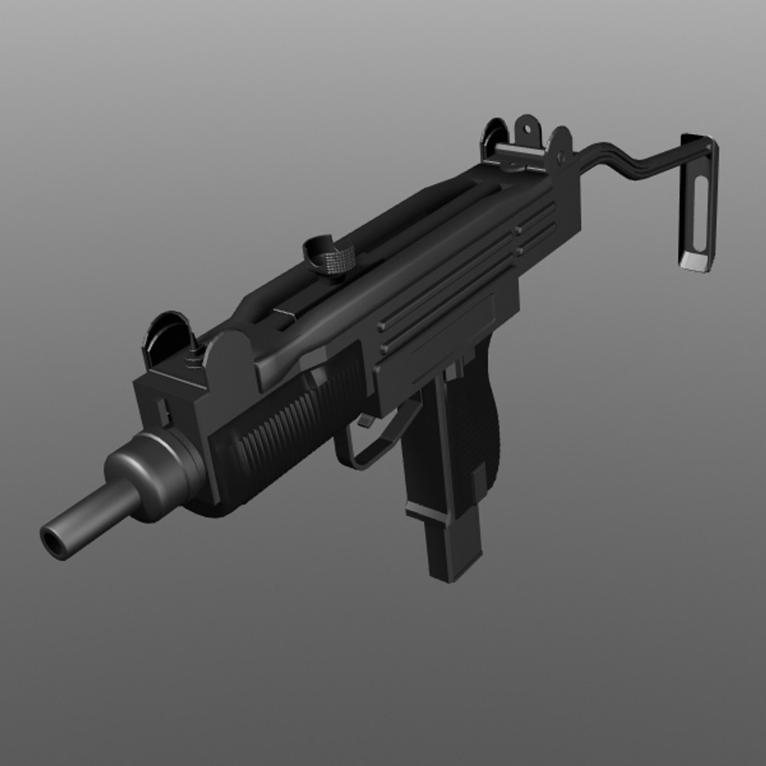 3d Mini Uzi Model
