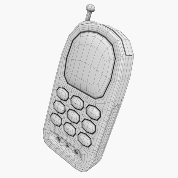 3d model cartoon mobile phone toy