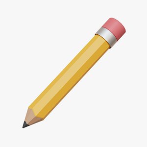 3D Pencil 3D illustration model