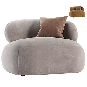 Modern Minimalist Sofa Chair  2015 3D model