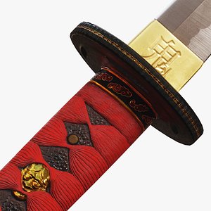 Oni Katana - Realtime 3D model PBR Game Ready Low-poly