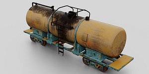 Train tanker 3D