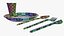 Plastic tableware set plate knife spoon cup