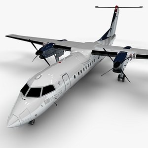 3D US Airways Express Bombardier De Havilland Canada DHC-8 Q300 Dash 8 L1659