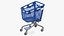 shopping baskets trolley 3 3D model