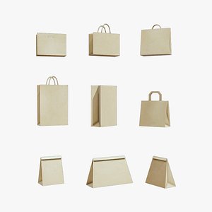 3D Paper Bag Pack - 9 in 1