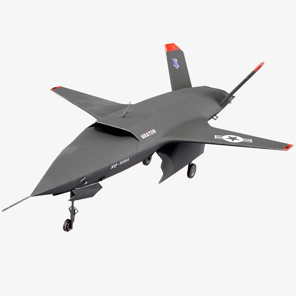 XQ-58 Valkyrie Kratos Military Drone 3D model
