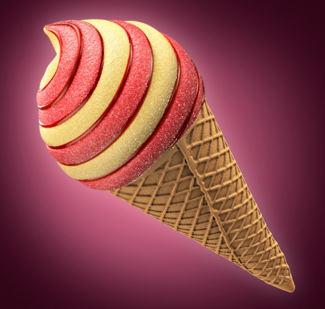 ice cream cone obj