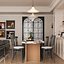 modern dining room 3D model