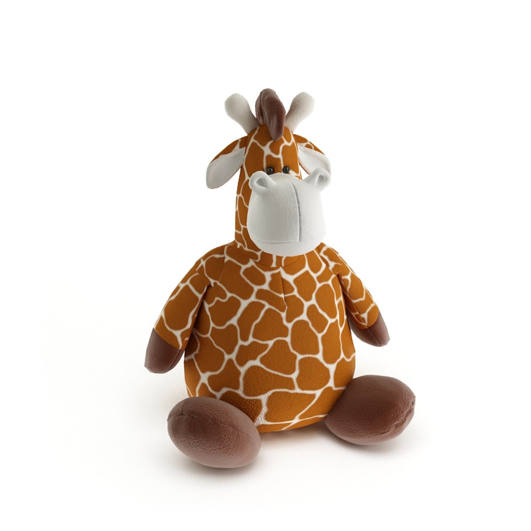 3d toy. Кукла Жираф. Жираф. Мягкая игрушка 3д модель. 3д модель жирафа. Графики игрушка