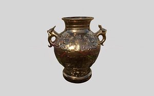 Lowpoly Ancient Vase