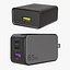 2 zasilacze USB US Black