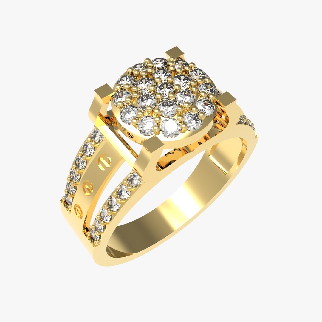 Diamond ring model - TurboSquid 1759036