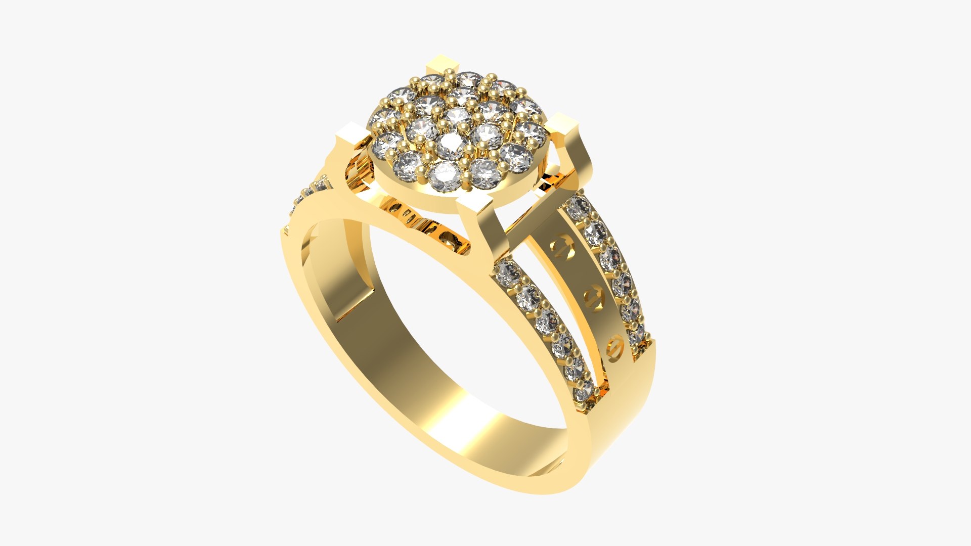 Diamond ring model - TurboSquid 1759036