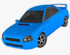 3D polycar n99 lp1 cars model