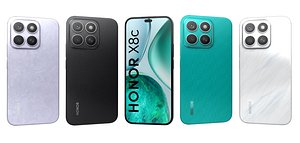 Honor X8c All Colors 3D model