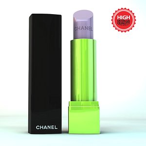 3d model lipstick modeled make