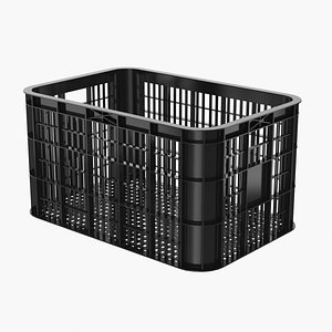 3D realistic plastic crate