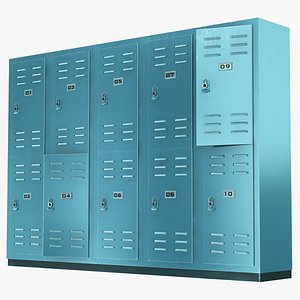 Locker Cabinet 3D model