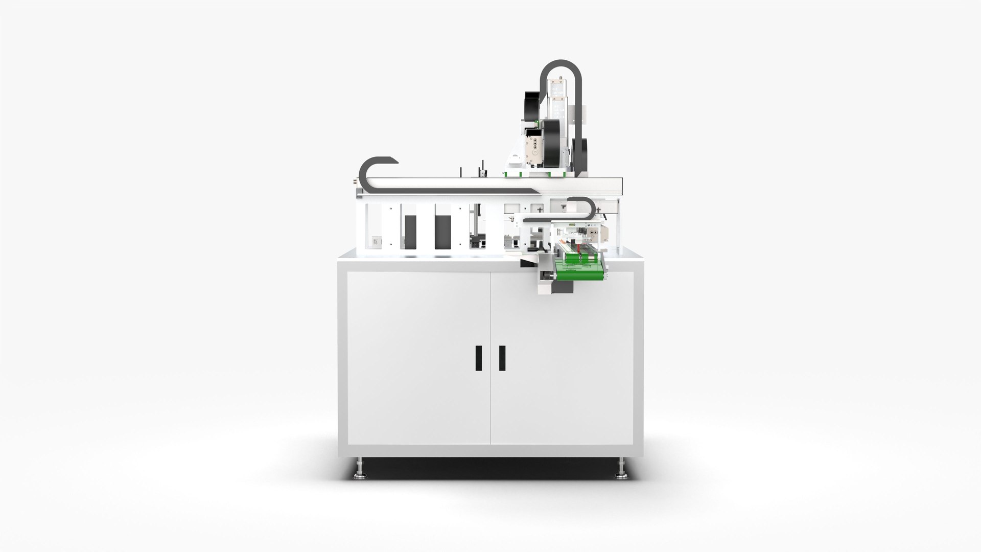 Automatic Mobile Phone LCD Screen Assembly Line Model - TurboSquid 2063531