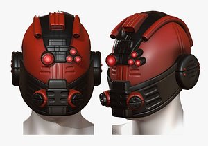 gas mask helmet model