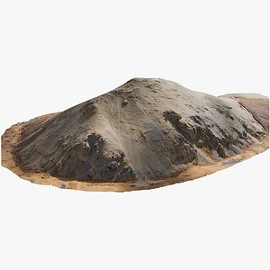 3D Volcanic Mountain - 3D PBR Model