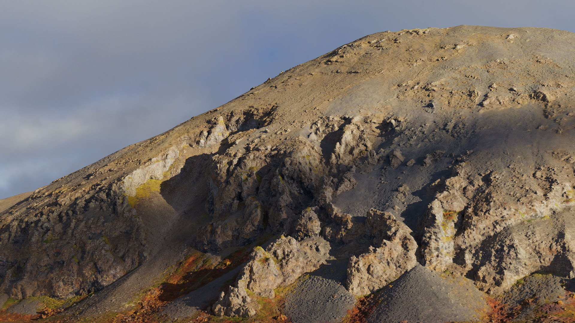 3D Volcanic Mountain - 3D PBR Model https://p.turbosquid.com/ts-thumb/2j/xrm0Oe/YU/7/jpg/1774702565/1920x1080/fit_q87/53bf07ac956016b65eaa7bbd175d079f5d09e94c/7.jpg