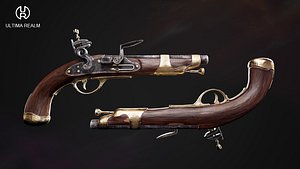 Medieval Pistol 3D model
