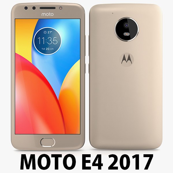 Motorola Moto E4 EUA Gold Modelo 3D - TurboSquid 1171881
