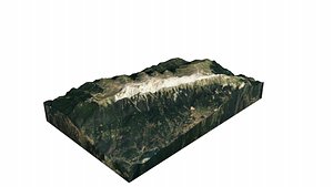 3D Uludag Mountain model