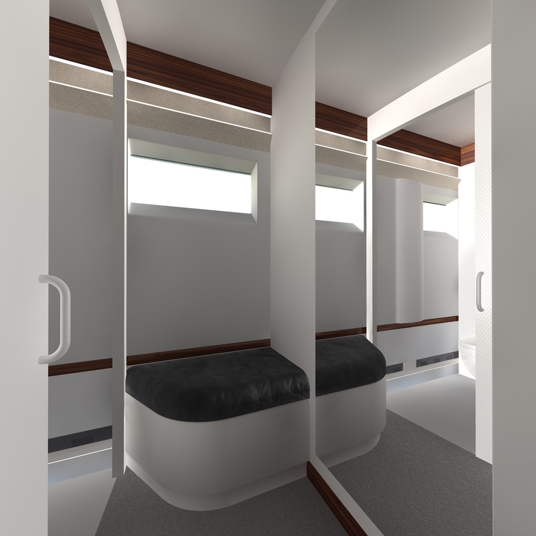 3d Train Interior