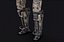 Soldat Robot Basse Poly