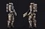 Soldat Robot Basse Poly